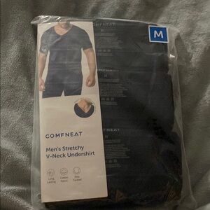 Comfneat Men's Stretchy V-Neck Undershirt